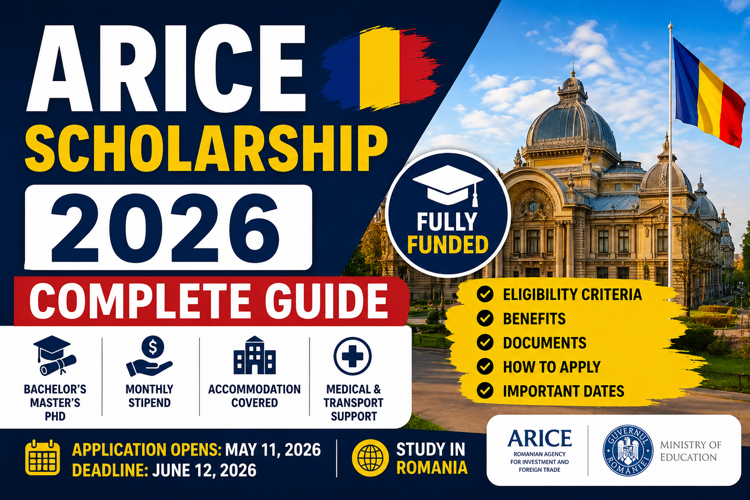 ARICE Scholarship 2026 Romania | Complete Guide, Eligibility &amp;amp; How to Apply