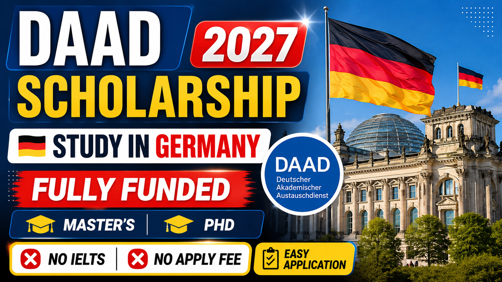 DAAD Scholarship 2027 in Germany | Fully Funded for International Students